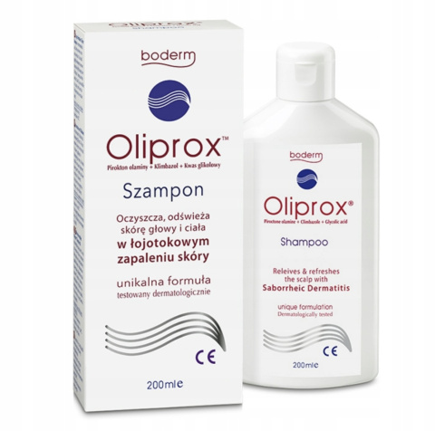 Szampon Oliprox do stosowania w łojotokowym zapaleniu skóry / na dermatofity 200 ml